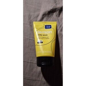 New Clean & Clear Lemon Zesty Brightening Facial Scrub Oil Free 4.2 Fl.Oz